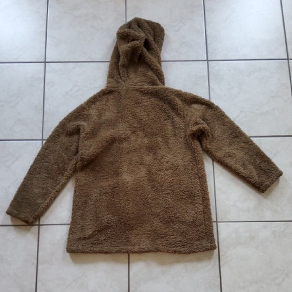 Warm Tan Hooded Jacket - Picture 3 of 4